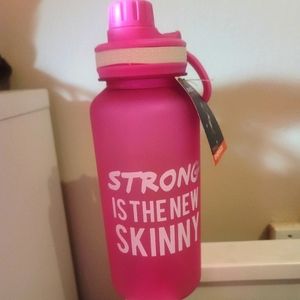 "Strong is the New Skinny" 36oz Water Bottle